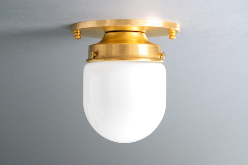 Small Ceiling Light - Bullet Globe Light - Flush Mount - Light Fixture - Lighting - Model No. 9535 bild 2