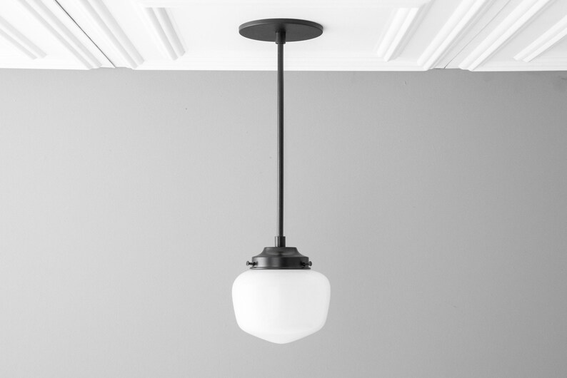 Hanging Light - Kitchen Island Light - Glass Globe - Drop Lighting - Glass Pendant Light - Model No. 2019 zdjęcie 3