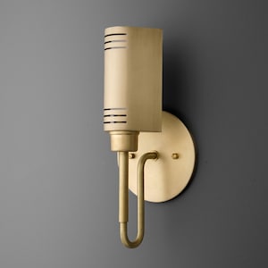 Aplique de pared de latón - Aplique de pared moderno - Aplique minimalista - Modelo n.° 1097 imagen 1