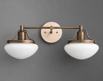Vanity Light Light-Vanity Light-Bathroom Light-Brass Vanity Light - Model No. 2448