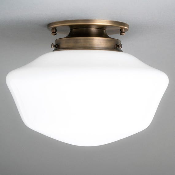 Schoolhouse Light - 10" Shade - Overhead Light - Ceiling Light - Lighting - Model No. 4339