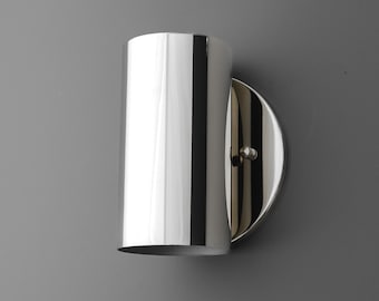 Sconce Light-Modern Wall Sconce-Chrome Wall Light-Cylinder Wall Lamp - Model No. 1898