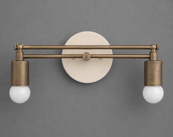 Vanity Light Light - Vanity Light - Bathroom Light - Brass Vanity - Model No. 2360