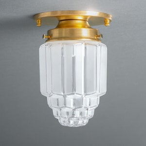 Modern Art Deco Skyscraper Shade Hallway Lighting Ceiling Light Light Fixture Model No. 8895 image 3