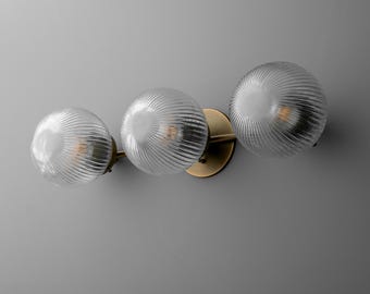 Vanity Light Light-Vanity Light-Bathroom Light-Glass Globe Light - Model No. 1108