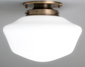 Schoolhouse Light - 10" Shade - Overhead Light - Ceiling Light - Lighting - Model No. 4339