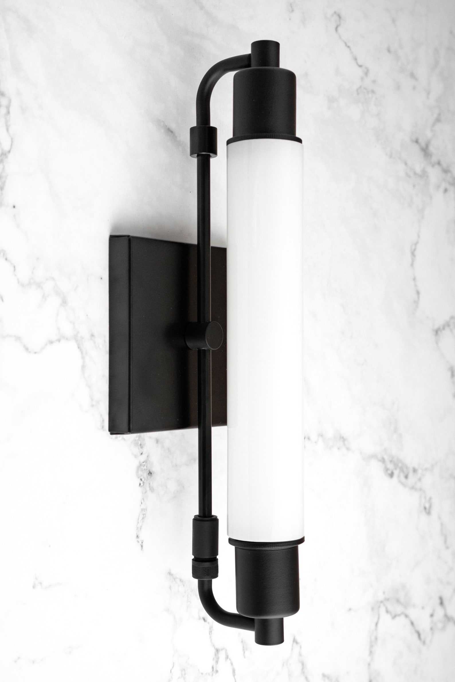 Nickel Vanity Light Tube Vanity Light Art Deco Mirror Etsy