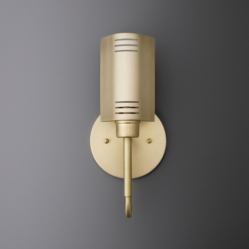 Aplique de pared de latón - Aplique de pared moderno - Aplique minimalista - Modelo n.° 1097 imagen 5