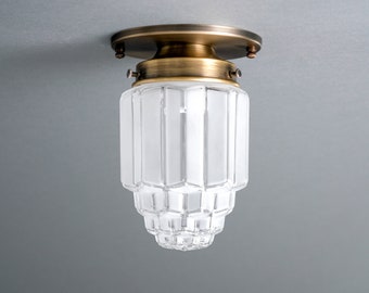 Modern Art Deco - Skyscraper Shade - Hallway Lighting - Ceiling Light - Light Fixture - Model No. 8895