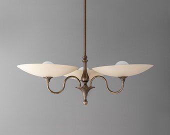 Chandelier Light-Antique Brass Light-Dining Chandeliers - Model No. 1563