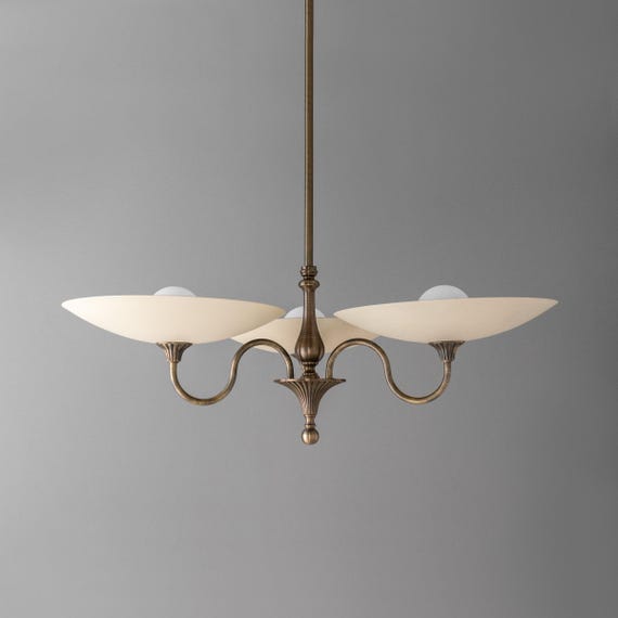 Chandelier Light-Antique Brass Light-Dining Chandeliers - Model No. 1563