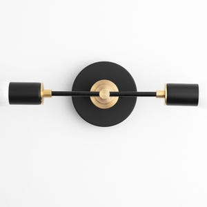 Gold Vanity Light - Brass Bathroom Light - Vanity Fixtures - Vanity Lamp - Bathroom Lamps - Raw Brass - Wall Lamp - Model No. 8057 image 6