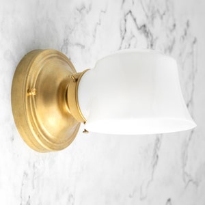 Wall Light - Bathroom Sconce - Art Deco Sconce - Retro Light - Small Shade Light - Model No. 8334