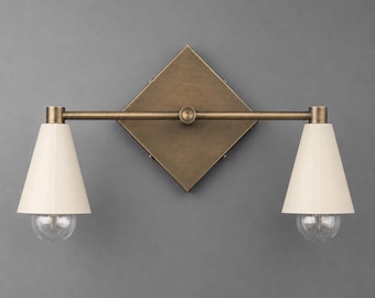Vanity Light Light-Vanity Light-Bathroom Light-Brass Sconce - Model No. 4237
