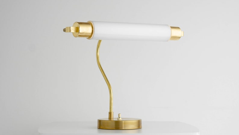 Vintage Reading Lamp Banker Desk Lamp Reading Lamp Work From Home Model No. 1395 zdjęcie 3