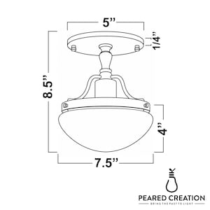 Art Deco Light - Hanging Lamp - Solid Brass Light - Unique Ceiling Light Fixture - Model No. 0519 afbeelding 5