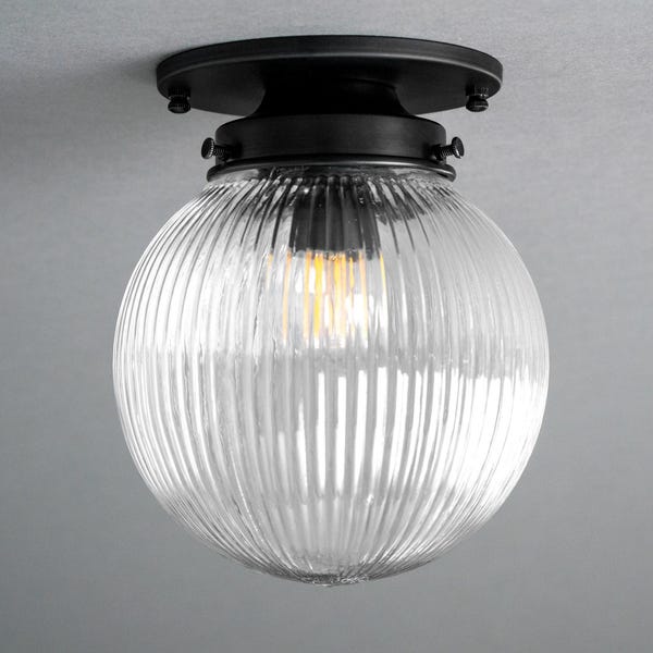 Art Deco Lighting - 6in Glass Halophane Globe - Ceiling Light - Lighting - Light Fixture - Model No. 4984