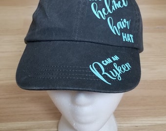 My helmet hair Hat