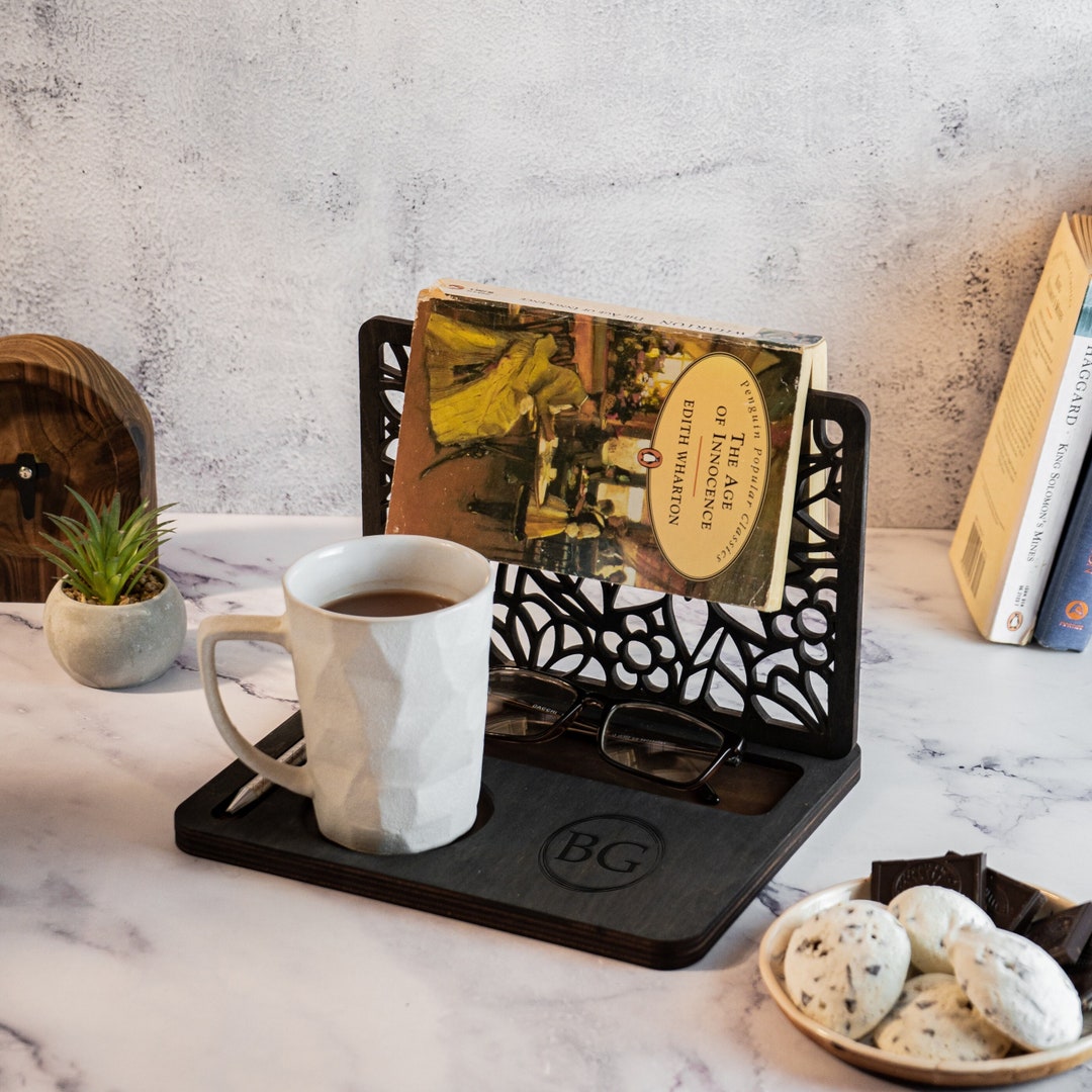 Personalized Book Stand, Custom Book Holder, Adjustable Bookmark Stand ...