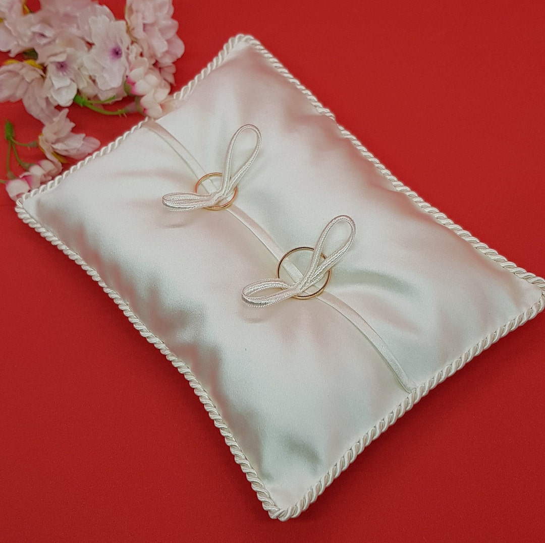 Wedding Ring Holder Silk Pillow for Rings Etsy