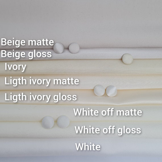 wedding dress buttons ivory Bridal Dress Buttons Ivory Bridal-covered Buttons for Elegant Dress #1010