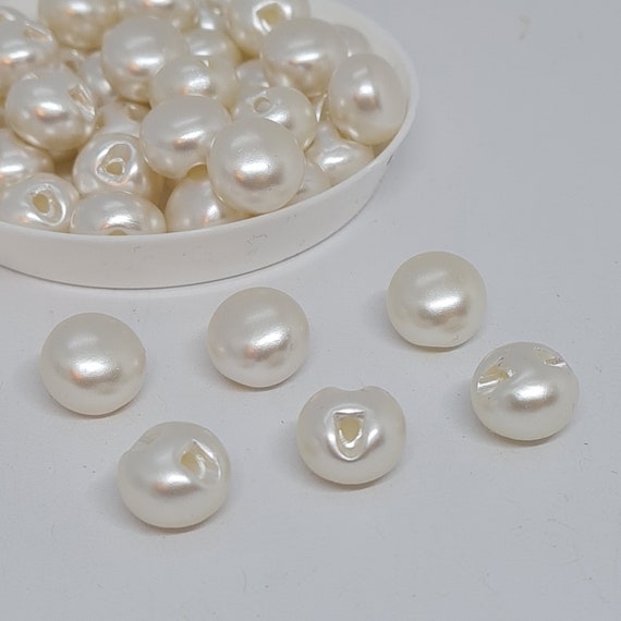 Pearl Ivory Shank Buttons Set of 6 off White Bridal Acrylic Buttons Pearl  Buttons for Wedding Dress - Etsy