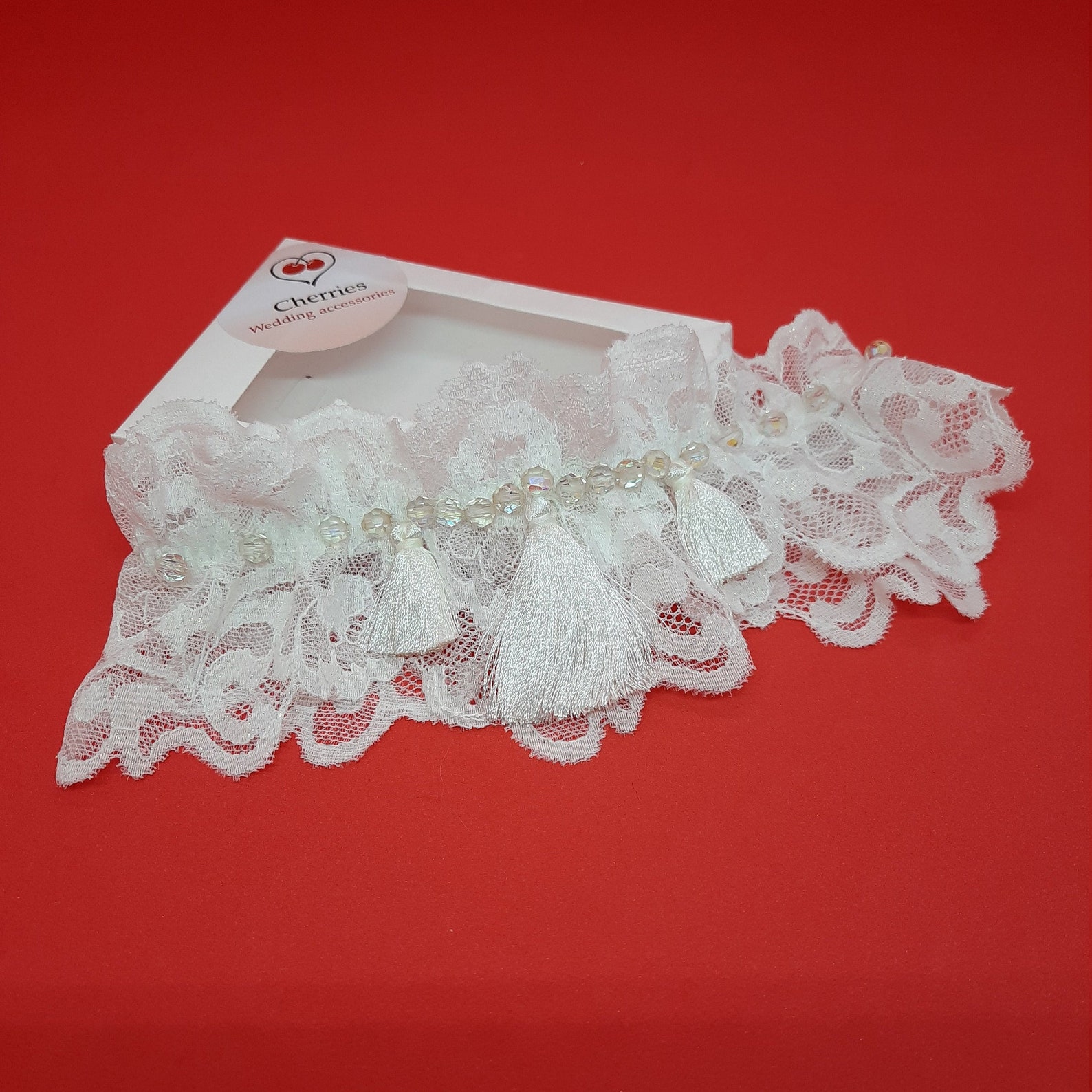 Wedding garter for brides White lace garter belt wedding Etsy