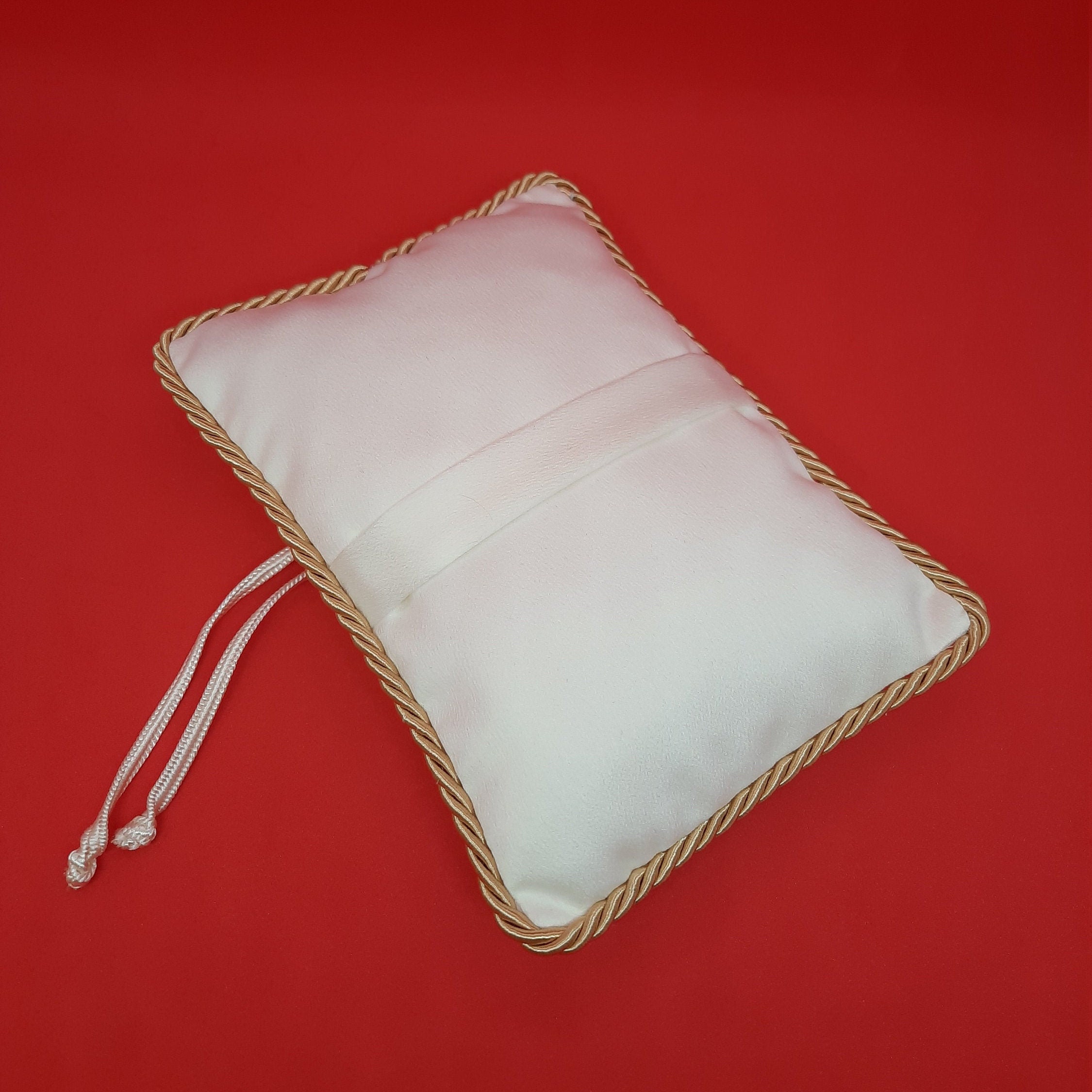 Kneeling wedding pillow set with rings holder Ivory kneeling Etsy