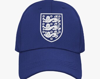 England Three Lions Cap Football Rugby FA Crest Sport Cotton Adjustable
