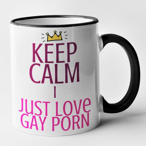 Brazzlin Xxx Video 16salll Sell Band - Keep Calm I Just Love Gay Porn Mug Rude Novelty Funny Gift - Etsy