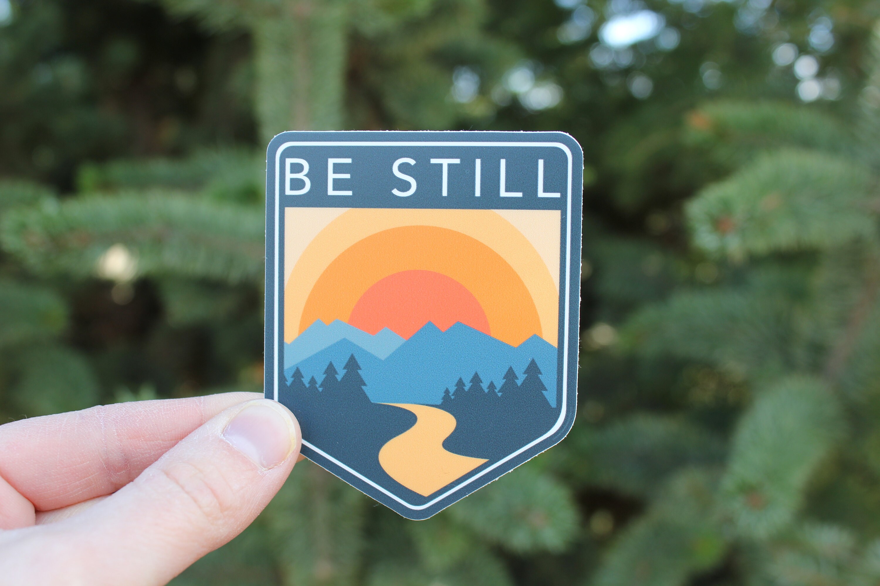 Set of 10 Be Still Vinyl Stickers, Be Still Sticker, Sun Sticker ...