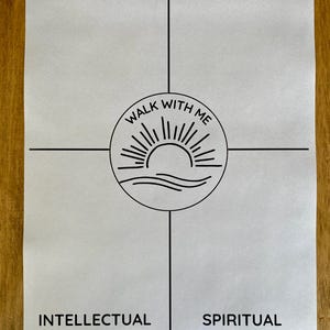 Youth Goal Sheet Printable: Walk with Me (PDF Digital File)