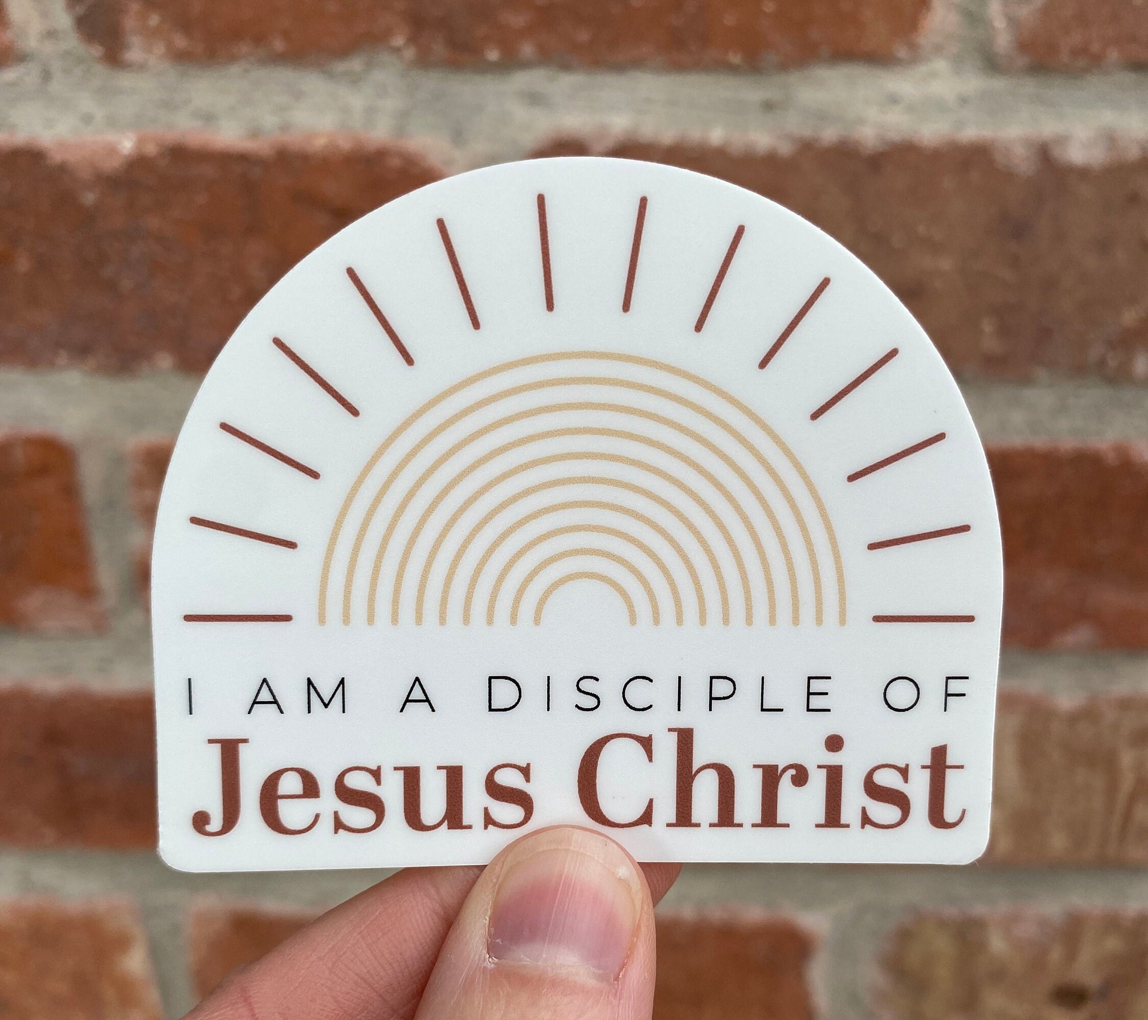Jesus Christ Vinyl Sticker