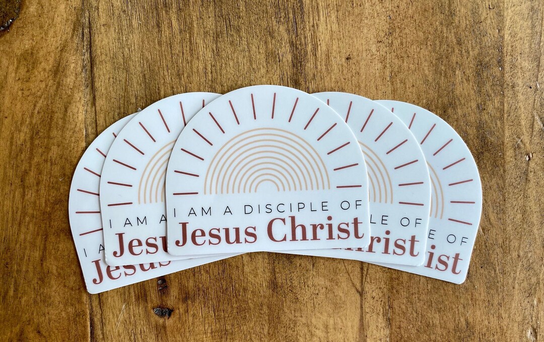 Set of 10 2024 Youth Theme Sticker, I Am a Disciple of Jesus Christ