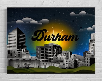 Durham NC Skyline