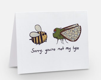 Cicada notecard
