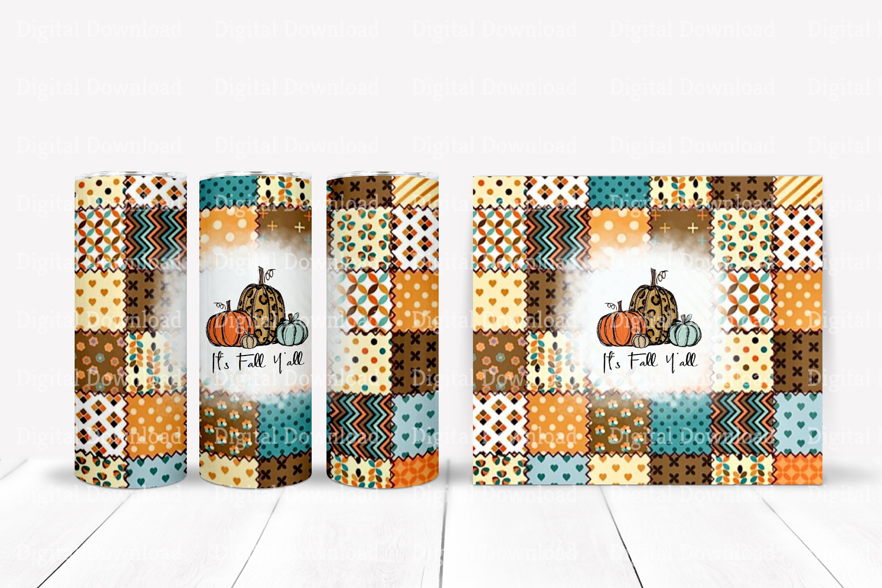 It's Fall Y'all Digital Fall File Download, Sublimation File, Tumbler ...