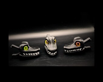 3D Printed Alligator Head Snack Bag Clip Fun snack bag clips Gift for reptile lovers gator head novelty holder kitchen gadget