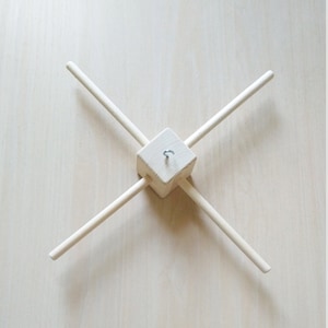 DIY Baby Mobile Hanger: Wooden Crib Mobile Frame