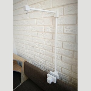 Support Mobile Pour Lit Bébé En Bois - Hauteur Réglable - Fixation Sur Lit, Berceau Ou Table à Langer - Idéal Pour Accrocher Jouets Et Décorations