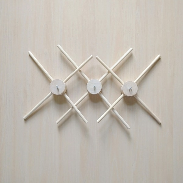 3 PC DIY Baby mobile hanger, Support en bois pour mobile de berceau, Cadre mobile pour bébé, Support de berceau mobile pour pépinière