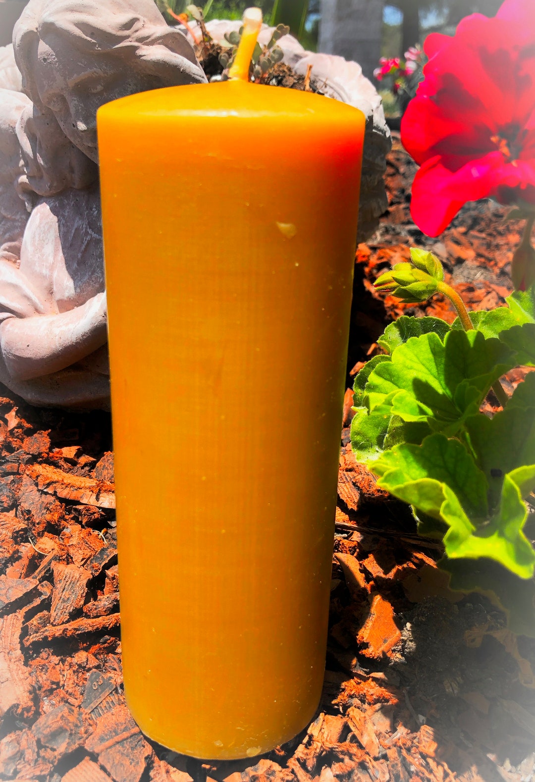 Rounded Top, Large Pillar Candle Named for St. Emily De Vialar, 100