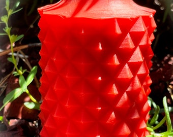 Spike Medium size Votive, 3.25" x 1.75" , 3.8 oz 100% pure beeswax