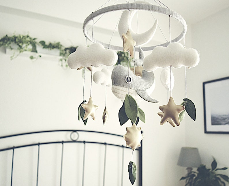 Hanging baby mobile Cute nursery toy for baby Cot mobile Etsy
