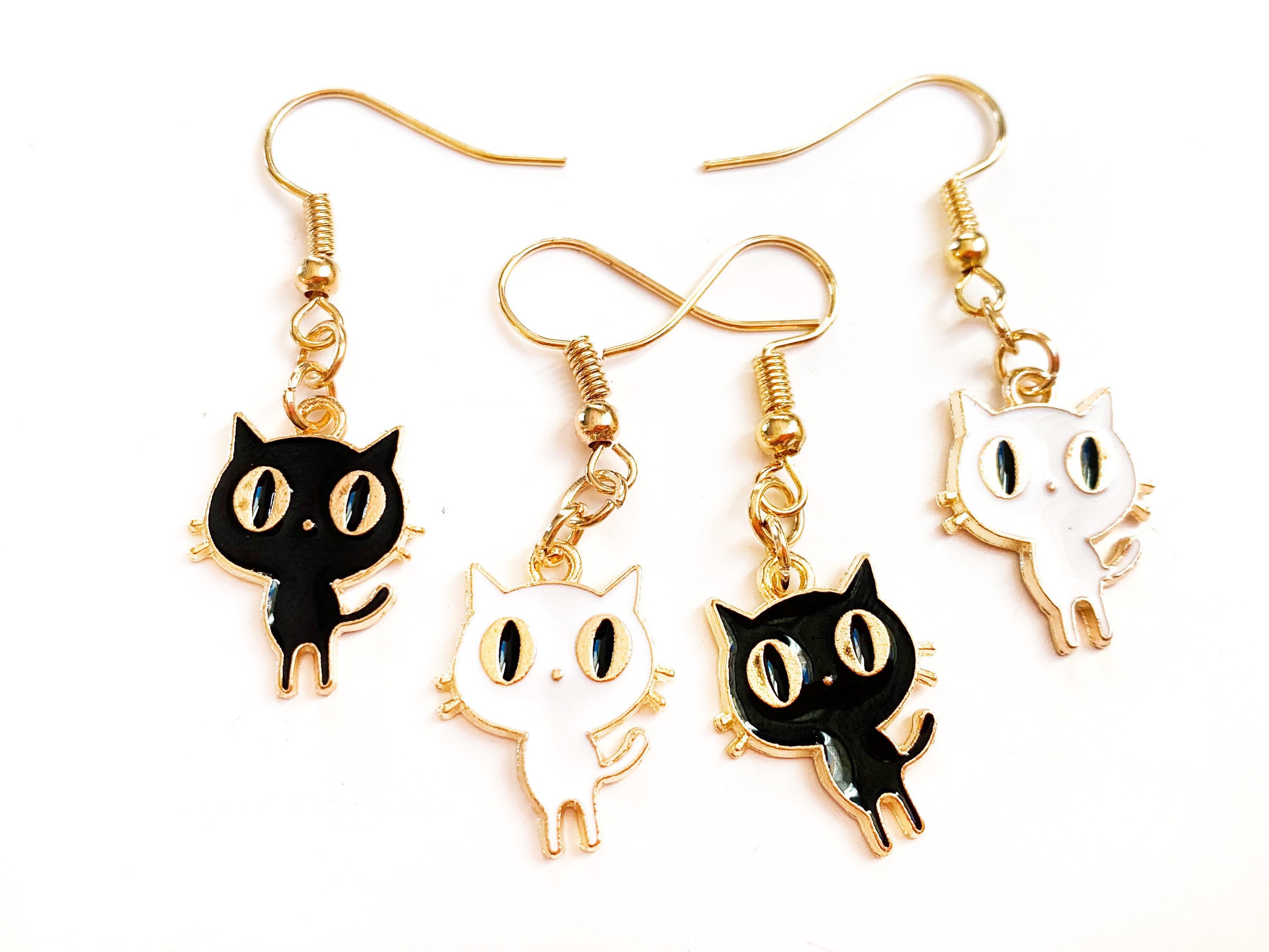 kitty cat earrings