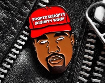 Maga Hat, Kanye West Song Lyrics, Enamel Pin, Poopty Scoopty Scoopty Woop
