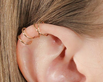Golden Ear Cuff - Etsy Golden Ear Cuff - Etsy
