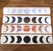 Moon Phases Vinyl Decal Stickers. Holographic, Solid Color Design. Sticker Decal for Tumblers, Car, Bikes, Computers. 