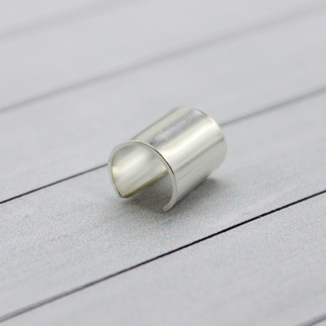 Sterling Silver Extra Wide Helix Ear Cuff Earring for Men. Etsy