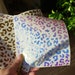 Leopard Cheetah Print Vinyl Decal Stickers. Holographic, Solid Color Design. Decal for Tumblers, Car Decals, Bikes, Computers 